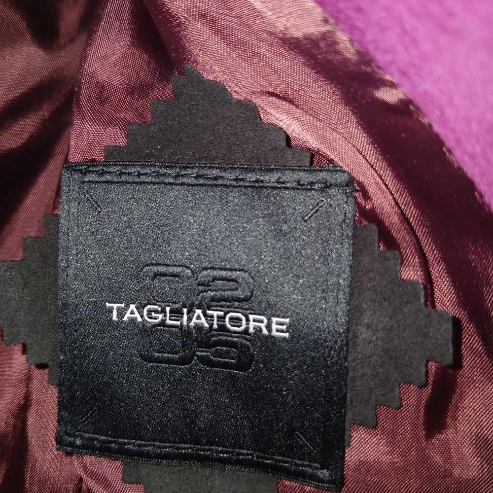 Tagliatore Women's Blazer in Deep Purple Velvet - Picture 2 of 14